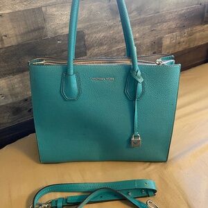 Michael Kors Turquoise Handbag